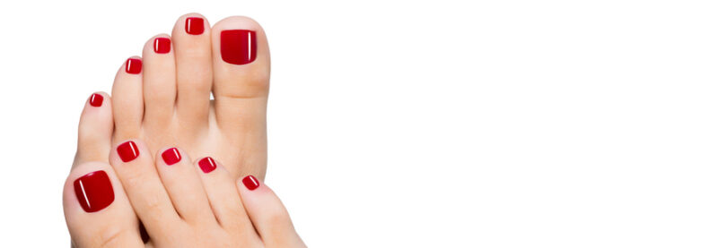 Gel pedicure in Barcelona